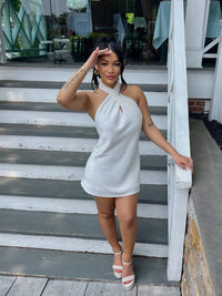 Taya Dress White